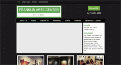 Desktop Screenshot of franklinartscenter.org